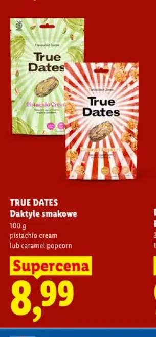 Daktyle smakowe caramel popcorn True Dates +1 wariant