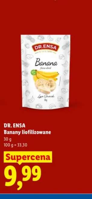 Banany liofilizowane Dr. Ensa
