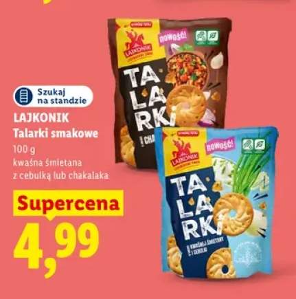 Talarki smakowe kwaśna śmietana z cebulką Lajkonik +1 wariant