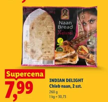 Chleb naan 2 szt. Indian Delight