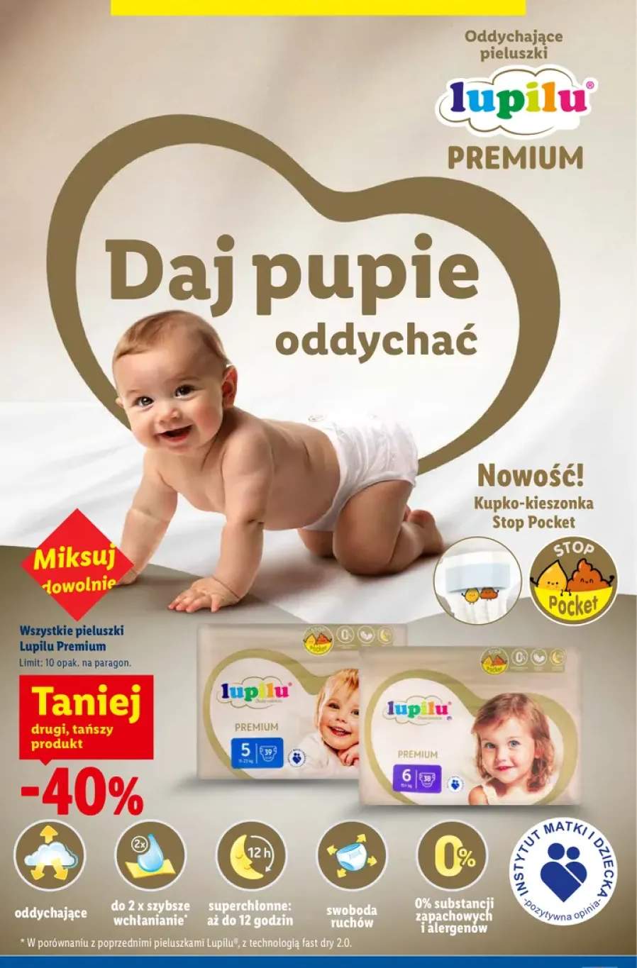 Pieluszki Lupilu Premium