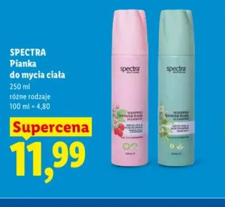 Pianka do mycia ciała Spectra Passion Fruit & Raspberry +1 wariant