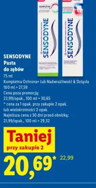Pasta do zębów Sensodyne Kompletna Ochrona+ +1 wariant