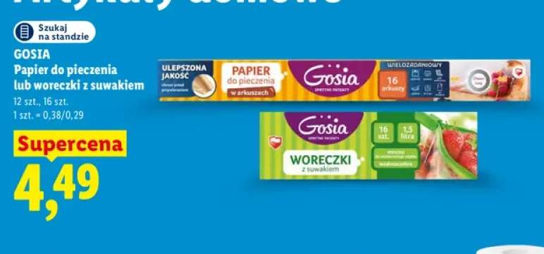 Papier do pieczenia Gosia +1 wariant