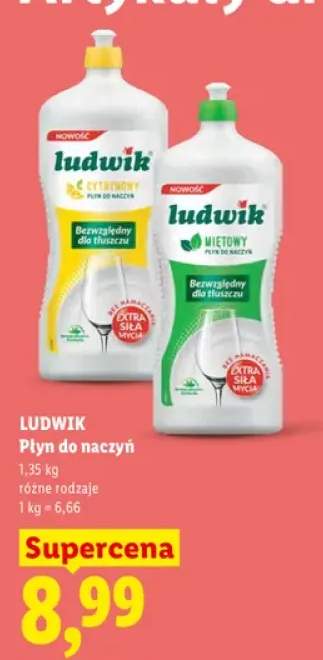 Płyn do naczyń cytrynowy Ludwik +1 wariant