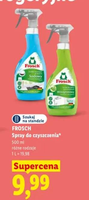 Spray do czyszczenia sodowy Frosch +1 wariant