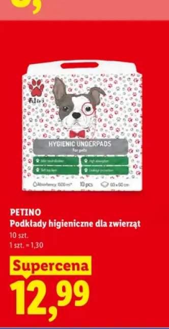 Podkłady higieniczne dla zwierząt Petino