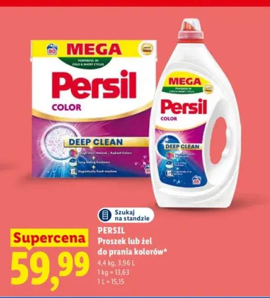 Proszek do prania kolorów Persil +1 wariant