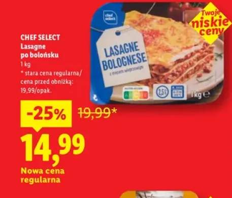 Lasagne po bolońsku Chef Select