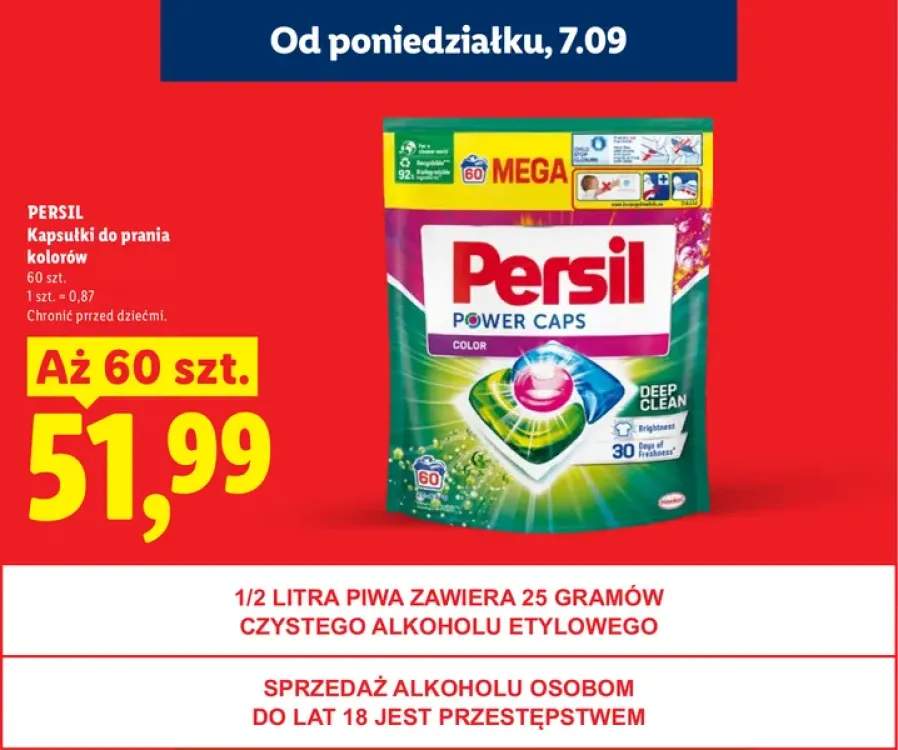 Kapsułki do prania kolorów Persil