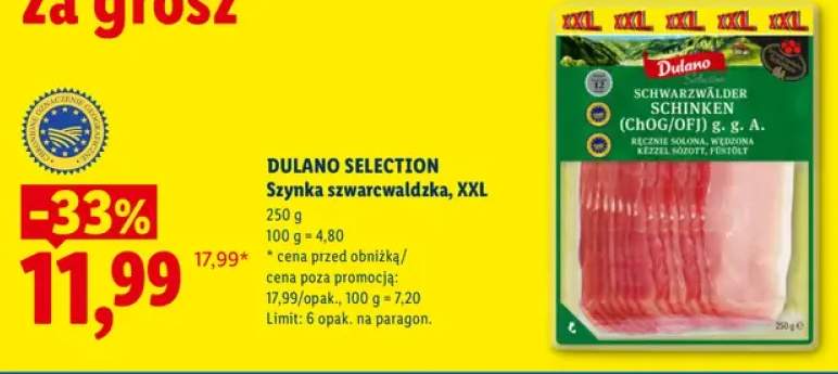 Szynka szwarcwaldzka XXL Dulano Selection