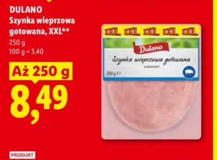 Szynka wieprzowa gotowana XXL Dulano