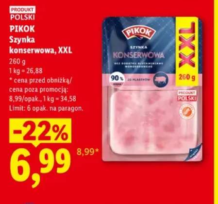 Szynka konserwowa XXL Pikok
