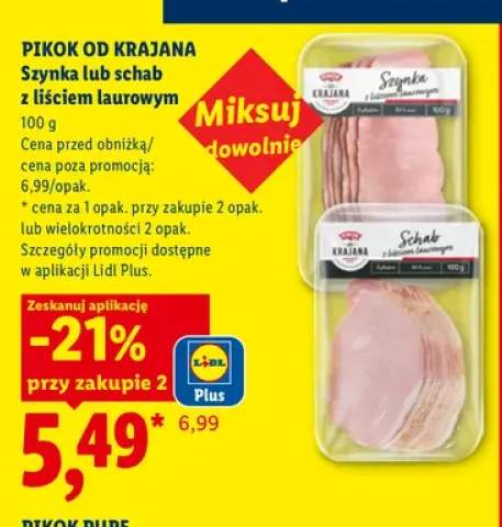 Szynka z liściem laurowym Pikok Od Krajana +1 wariant