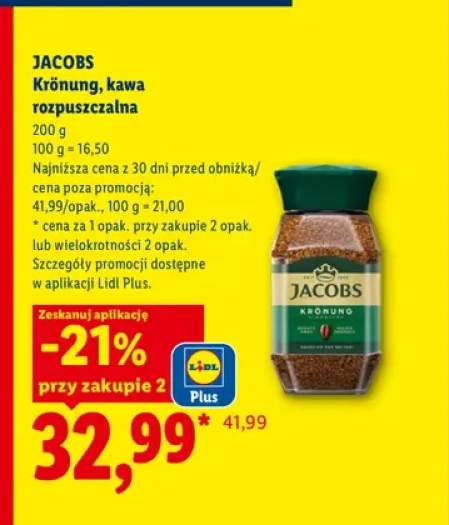 Kawa rozpuszczalna Jacobs Krönung