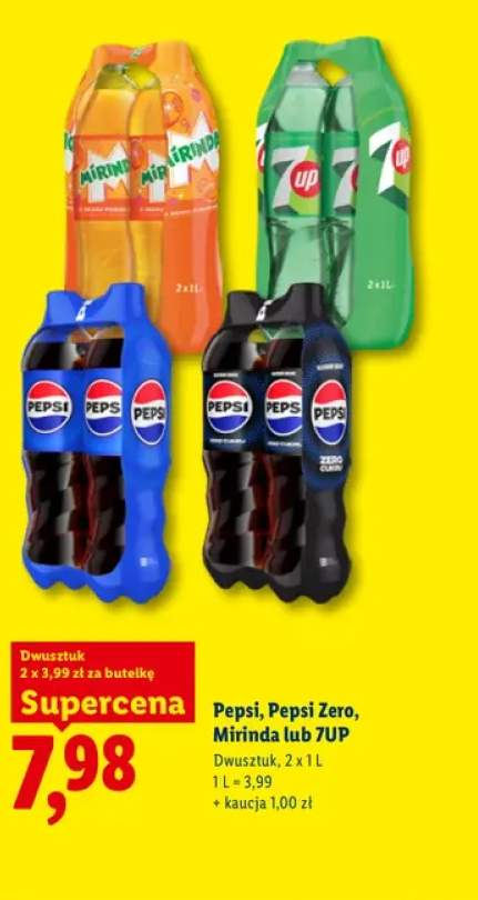 Napój gazowany Pepsi 2-pak +3 warianty