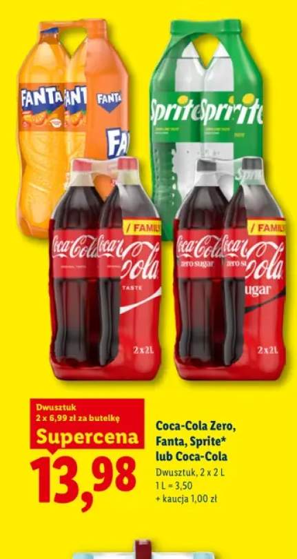 Napój gazowany Coca-Cola Zero 2-pak +3 warianty