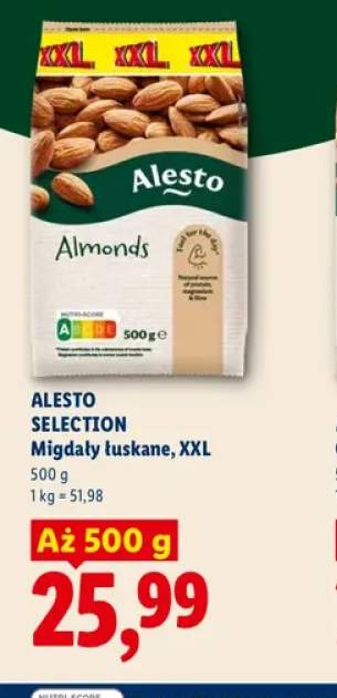 Migdały łuskane XXL Alesto Selection