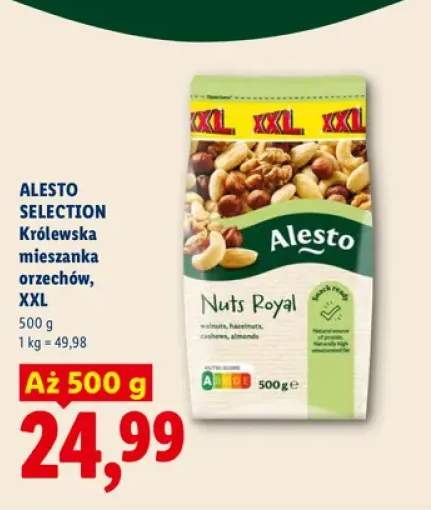 Królewska mieszanka orzechów XXL Alesto Selection