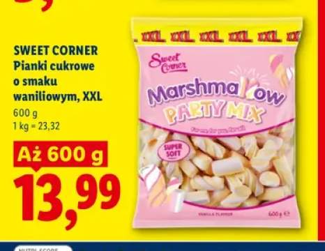 Pianki cukrowe o smaku waniliowym XXL Sweet Corner