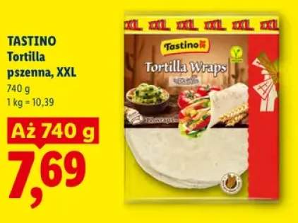 Tortilla pszenna XXL Tastino