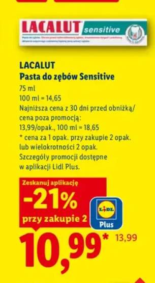 Pasta do zębów Sensitive Lacalut