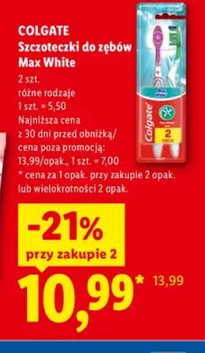Szczoteczki do zębów Max White Colgate