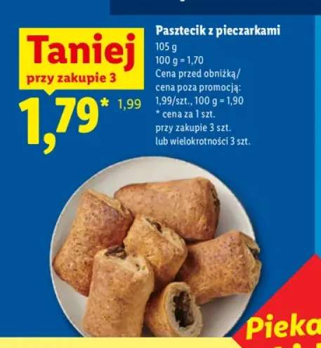 Pasztecik z pieczarkami