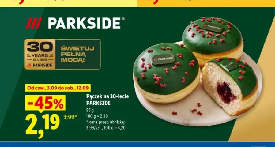 Pączek na 30-lecie Parkside