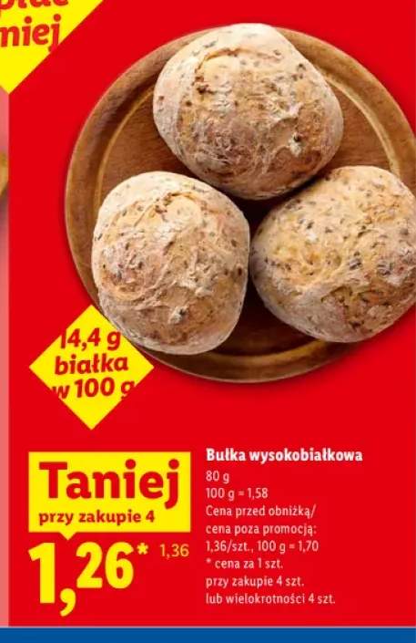Bułka wysokobiałkowa