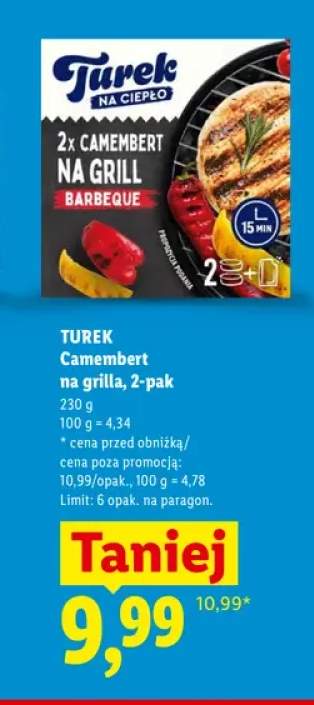 Camembert na grilla 2-pak Turek