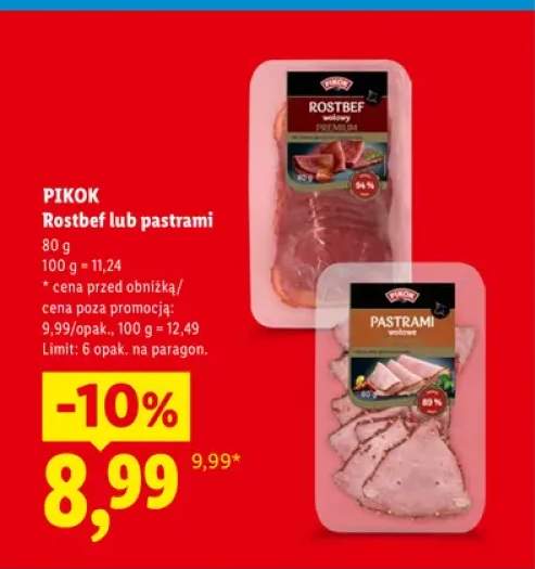 Rostbef Pikok +1 wariant