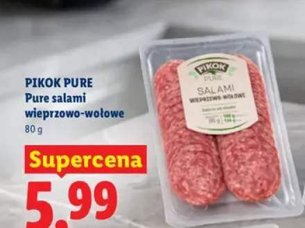 Pure salami wieprzowo-wołowe Pikok