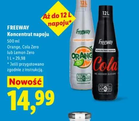 Koncentrat napoju Orange Freeway +2 warianty
