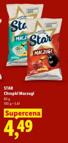 Chrupki Maczugi fromage Star +1 wariant