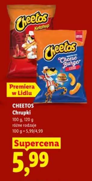 Chrupki ketchup Cheetos +1 wariant