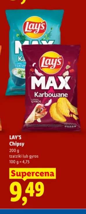 Chipsy Lay's tzatziki +1 wariant