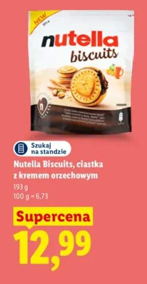 Nutella Biscuits ciastka z kremem orzechowym