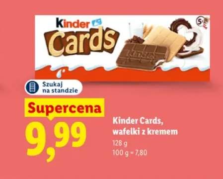 Kinder Cards wafelki z kremem