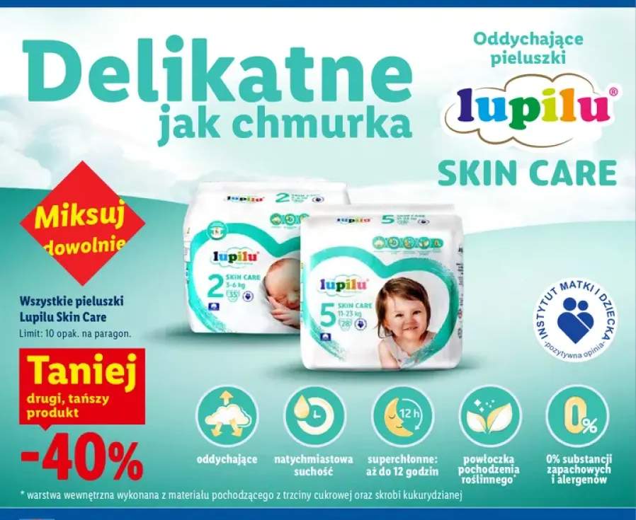Pieluszki Lupilu Skin Care
