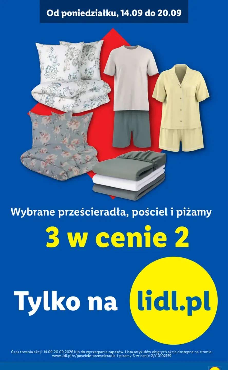 Prześcieradła, pościel i piżamy
