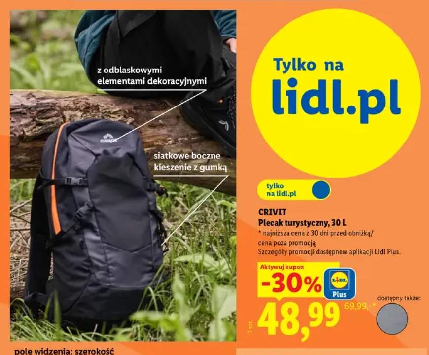 Plecak turystyczny 30 l Crivit