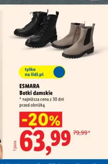 Botki damskie Esmara