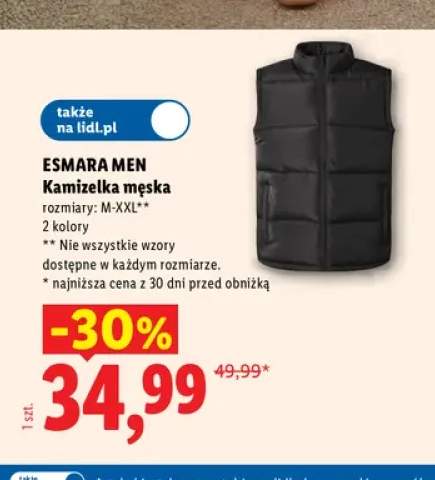 Kamizelka męska