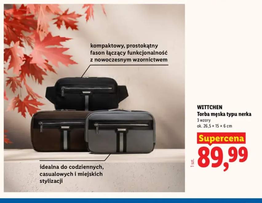 Torba męska typu nerka Wittchen