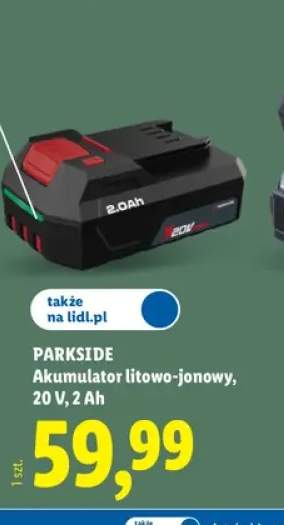 Akumulator litowo-jonowy 2Ah Parkside