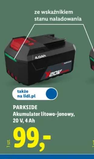 Akumulator litowo-jonowy 4Ah Parkside