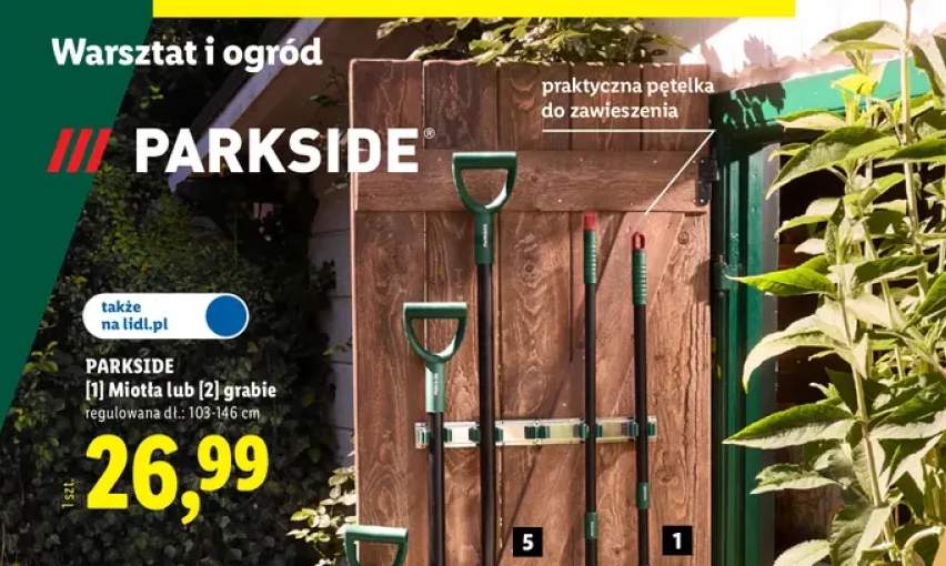 Miotła Parkside +1 wariant