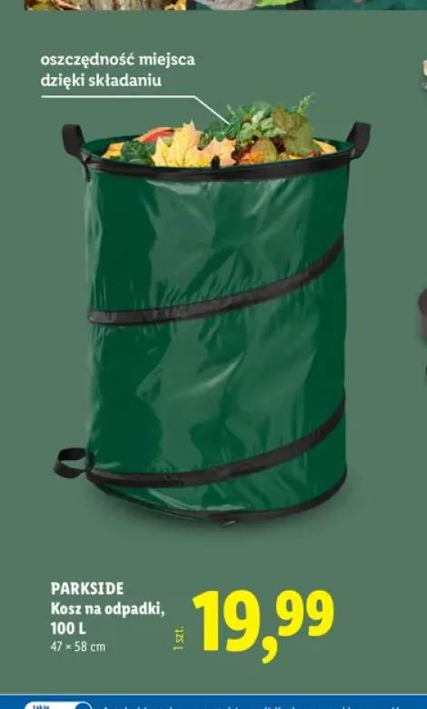 Kosz na odpadki 100 l Parkside