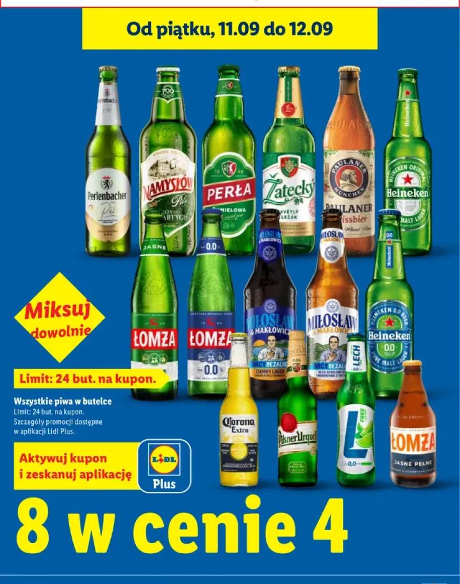 Piwa w butelce +14 wariantów